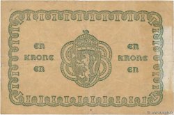 1 Krone NORVÈGE  1917 P.13a MB