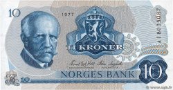 10 Kroner NORVÈGE  1977 P.36c UNC