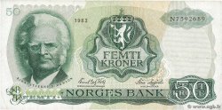 50 Kroner NORVÈGE  1983 P.37d TB