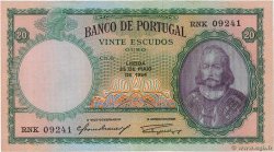 20 Escudos PORTOGALLO  1954 P.153a