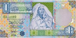 1 Dinar LIBYA  2002 P.64b UNC
