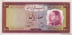 100 Rials IRAN  1954 P.067 AU+