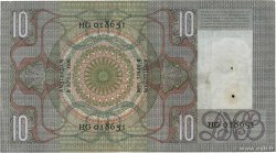 10 Gulden NETHERLANDS  1936 P.049 VF