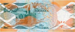 50 Dollars BARBADOS  2013 P.77a UNC-