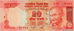 20 Rupees INDE  2007 P.096b