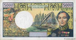5000 Francs POLYNESIA, FRENCH OVERSEAS TERRITORIES  2001 P.03f VF+