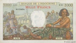 1000 Francs NOUVELLE CALÉDONIE  1963 P.43d MBC+