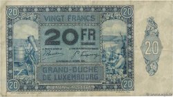 20 Francs LUXEMBURGO  1929 P.37a MBC
