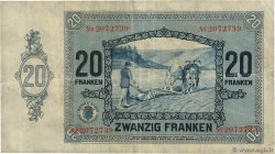 20 Francs LUSSEMBURGO  1929 P.37a BB