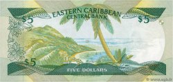 5 Dollars EAST CARIBBEAN STATES  1986 P.18l ST