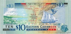10 Dollars EAST CARIBBEAN STATES  2003 P.43m UNC