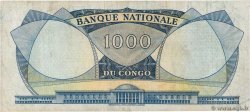 1000 Francs CONGO, DEMOCRATIC REPUBLIC  1961 P.008a VF