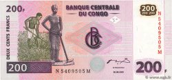 200 Francs RÉPUBLIQUE DÉMOCRATIQUE DU CONGO  2000 P.095A NEUF
