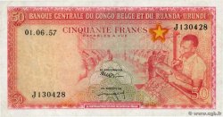 50 Francs CONGO BELGE  1957 P.32