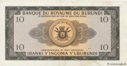 10 Francs BURUNDI  1965 P.09 VZ
