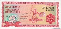 20 Francs BURUNDI  1979 P.27a