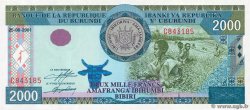 2000 Francs BURUNDI  2001 P.41a