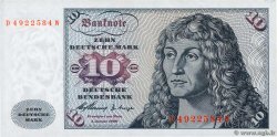 10 Deutsche Mark GERMAN FEDERAL REPUBLIC  1960 P.19a ST