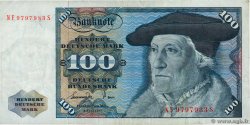 100 Deutsche Mark GERMAN FEDERAL REPUBLIC  1977 P.34b q.BB