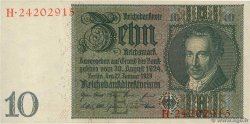 10 Reichsmark GERMANY  1929 P.180a AU