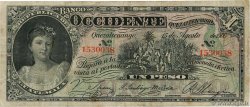 1 Peso GUATEMALA  1900 PS.175a fSS