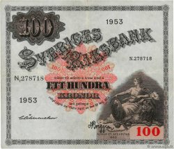 100 Kronor SUÈDE  1953 P.36ai BB
