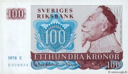 100 Kronor SWEDEN  1978 P.54c XF