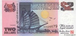 2 Dollars SINGAPORE  1992 P.28 UNC