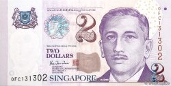 2 Dollars SINGAPORE  1999 P.38 UNC