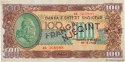 100 Franga ALBANIA  1945 P.17 XF