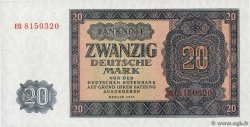 20 Deutsche Mark ALLEMAGNE RÉPUBLIQUE DÉMOCRATIQUE  1955 P.19a NEUF