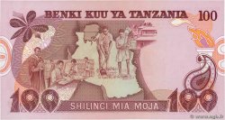 100 Shilingi TANZANIA  1977 P.08a UNC