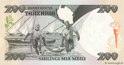 200 Shilingi TANZANIA  1992 P.20 UNC