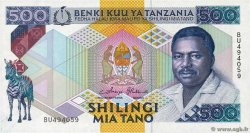 500 Shillings TANSANIA  1989 P.21b ST