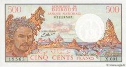 500 Francs YIBUTI  1988 P.36b SC+