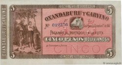 5 Pesos Bolivianos Non émis ARGENTINIEN  1867 PS.1776r