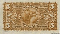 5 Centavos ARGENTINA  1884 P.005 XF