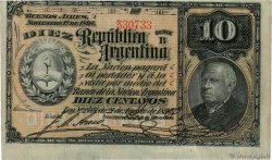 10 Centavos ARGENTINA  1891 P.210 MBC