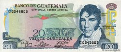 20 Quetzales GUATEMALA  1983 P.062c FDC