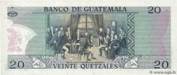 20 Quetzales GUATEMALA  1983 P.062c FDC