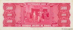 5000 Cruzeiros BRASILE  1964 P.174b SPL+