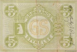 5 Kroner GROENLAND  1945 P.15d TTB+