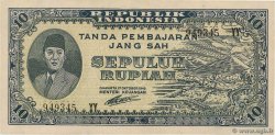 10 Rupiah INDONÉSIE  1945 P.019