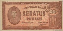 100 Rupiah INDONESIA  1947 P.029 UNC-