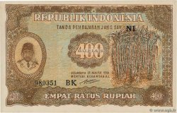 400 Rupiah INDONESIA  1948 P.035a q.FDC