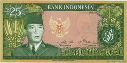 25 Rupiah INDONESIA  1960 P.084a FDC