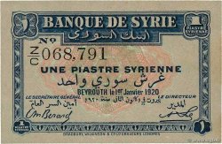 1 Piastre SYRIEN  1920 P.006