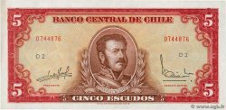 5 Escudos CHILE  1964 P.138