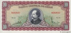 10 Escudos CHILI  1964 P.139a
