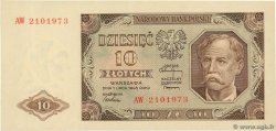 10 Zlotych POLAND  1948 P.136 UNC
